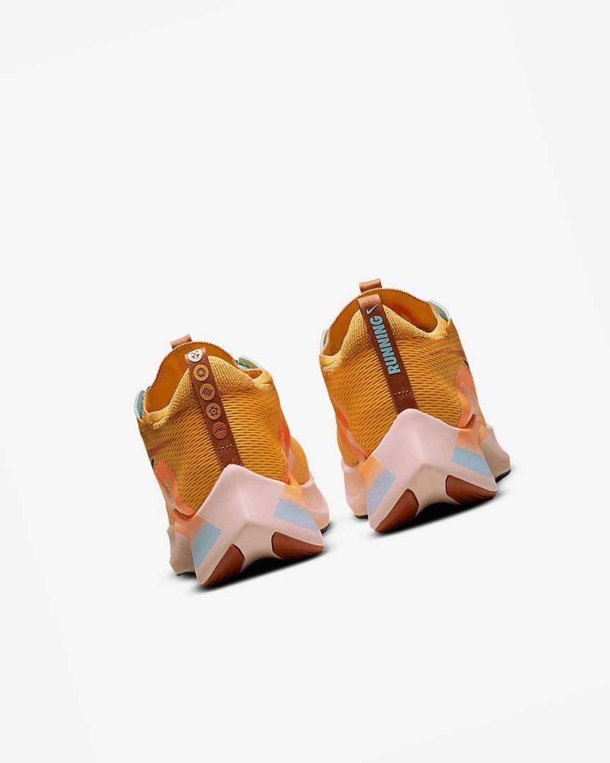 Gold / Orange / Black Nike Zoom Fly 4 Men's Running Shoes | CA_2662