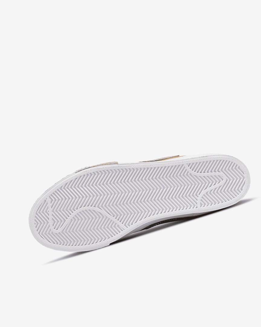 Gold / White Nike SB Zoom Blazer Mid PRM Women's Skate Shoes | CA_4497
