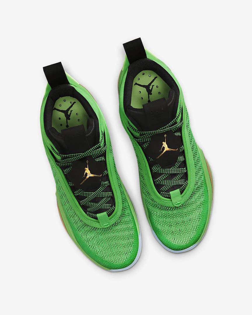 Green / Black / Light Green / Metal Gold Nike Air Jordan XXXVI Men's Basketball Shoes | CA_2266