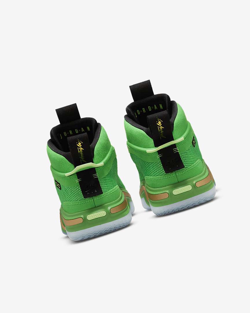 Green / Black / Light Green / Metal Gold Nike Air Jordan XXXVI Men's Basketball Shoes | CA_2266