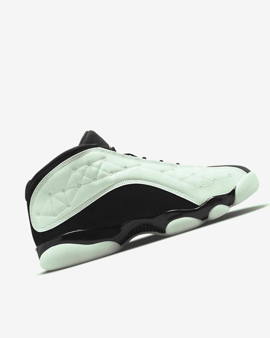 Green / Black Nike Air Jordan 13 Retro Low Men's Basketball Shoes | CA_4841