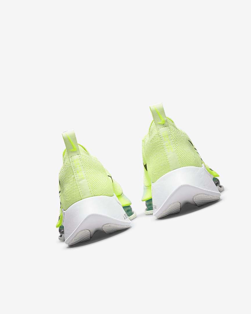 Green / Black Nike Air Zoom Tempo NEXT% Women's Running Shoes | CA_5573
