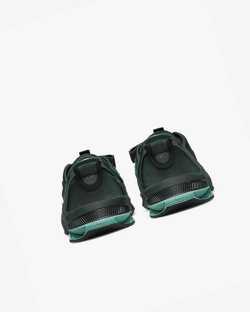 Green / Black / Turquoise / Multicolor Nike Metcon 7 FlyEase Men's Training Shoes | CA_2905