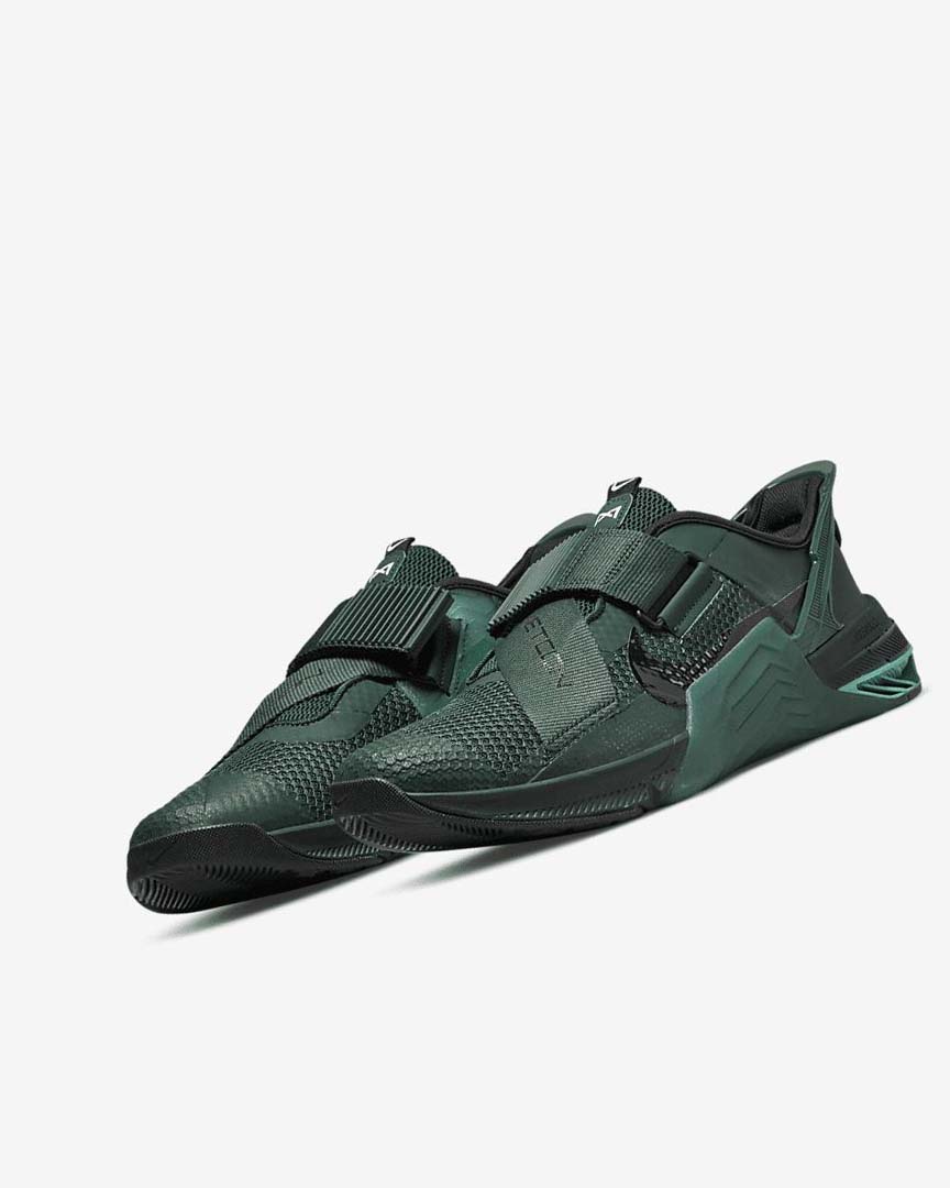 Green / Black / Turquoise / Multicolor Nike Metcon 7 FlyEase Women's Training Shoes | CA_3057
