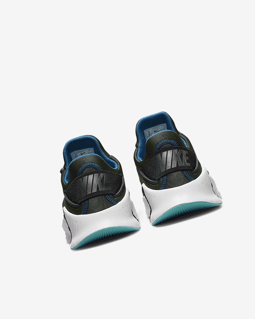 Green / Black / White Nike Free Metcon 4 Women's Training Shoes | CA_4993
