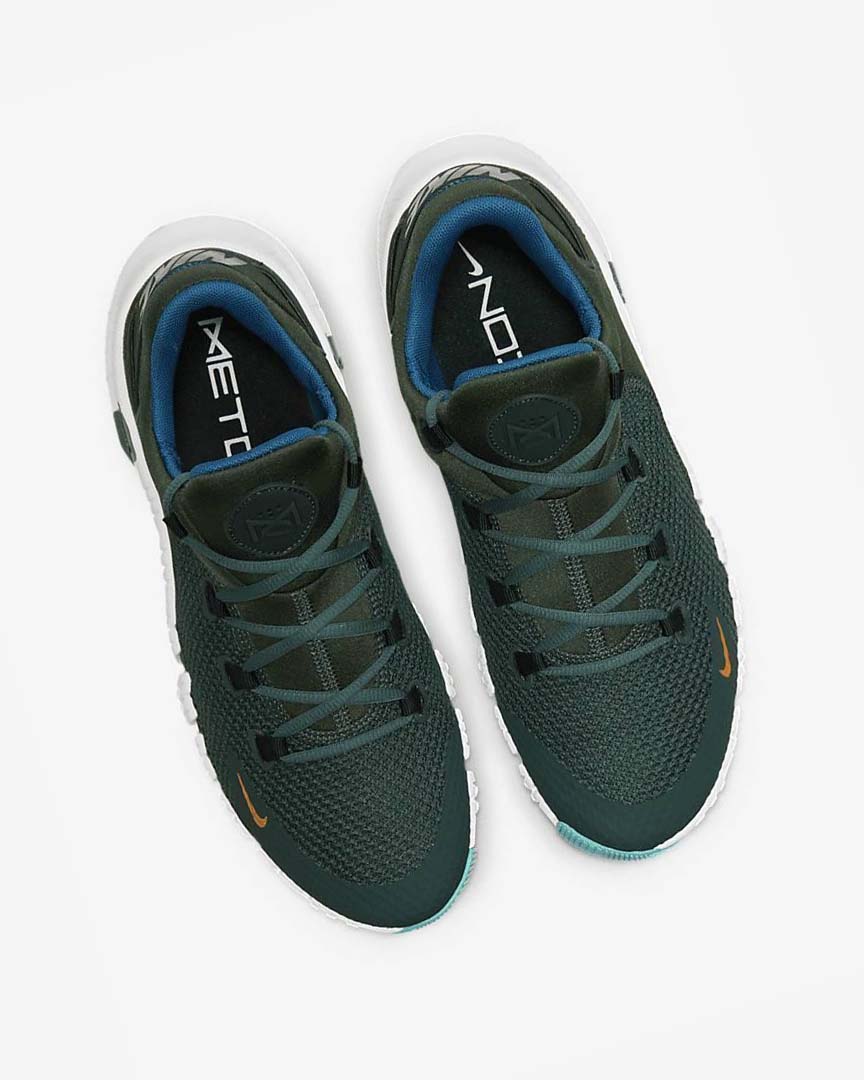Green / Black / White Nike Free Metcon 4 Men's Training Shoes | CA_5413