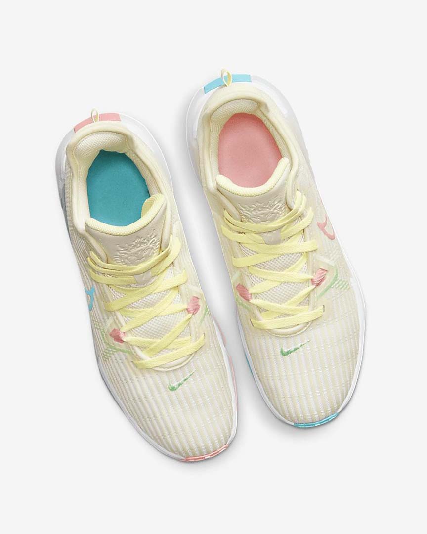 Green / Blue Nike LeBron Witness 6 Women's Basketball Shoes | CA_4842