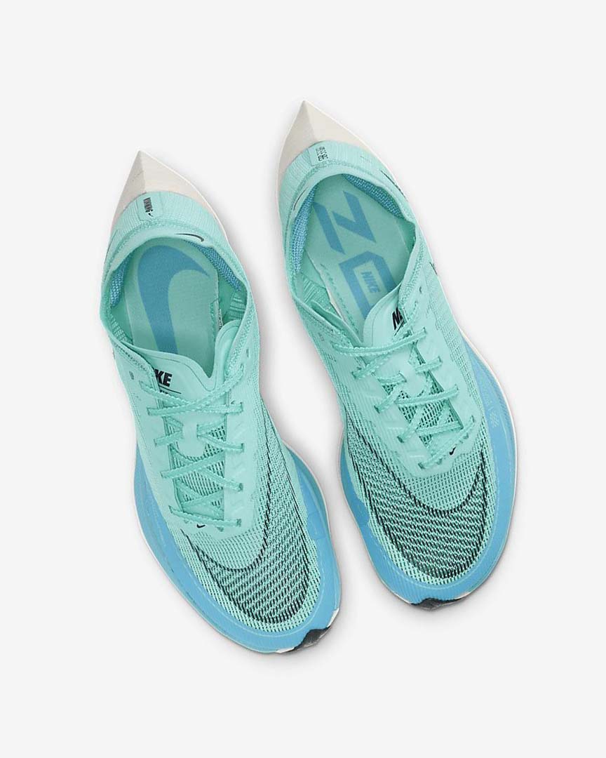 Green / Blue / White / Black Nike ZoomX Vaporfly Next% 2 Women's Running Shoes | CA_2265