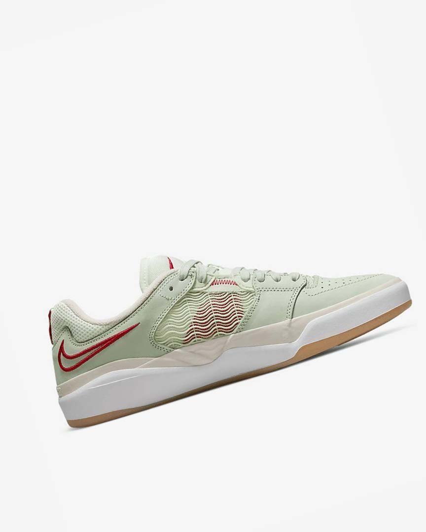 Green / Light Beige / Red Nike SB Ishod Wair Premium Men's Skate Shoes | CA_4579