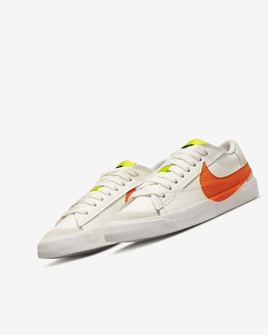Green / Orange Nike Blazer Low '77 Jumbo Women's Sneakers | CA_3004