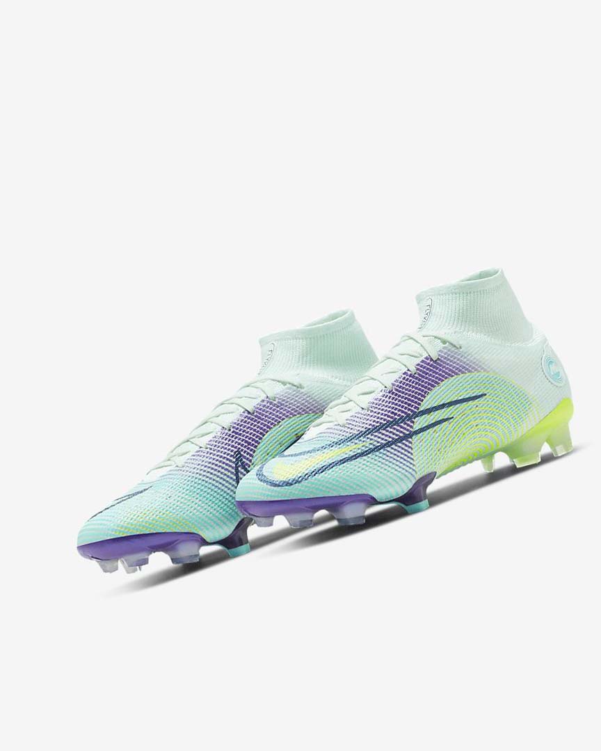 Green / Purple / Green Nike Mercurial Dream Speed Superfly 8 Elite FG Women's Soccer Cleats | CA_3048