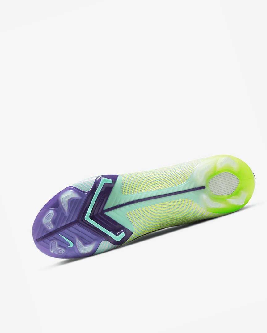 Green / Purple / Green Nike Mercurial Dream Speed Superfly 8 Elite FG Men's Soccer Cleats | CA_3125