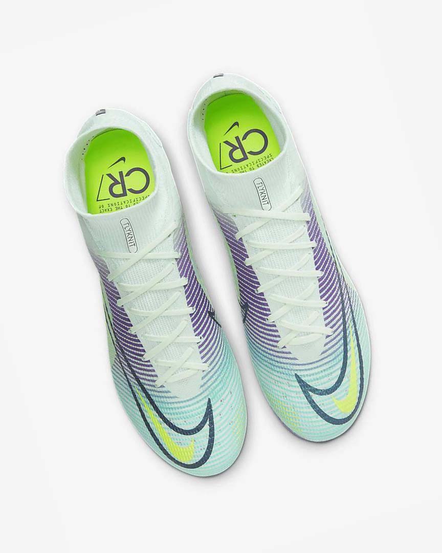 Green / Purple / Green Nike Mercurial Dream Speed Superfly 8 Elite FG Men's Soccer Cleats | CA_3125