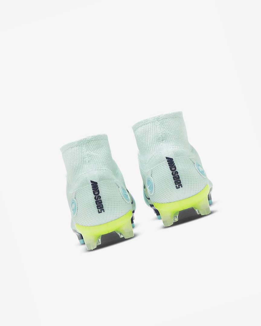 Green / Purple / Green Nike Mercurial Dream Speed Superfly 8 Elite FG Men's Soccer Cleats | CA_3125