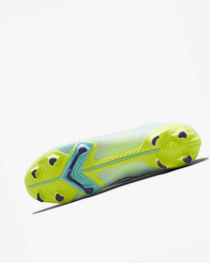Green / Purple / Green Nike Mercurial Dream Speed Superfly 8 Academy MG Men's Soccer Cleats | CA_5464