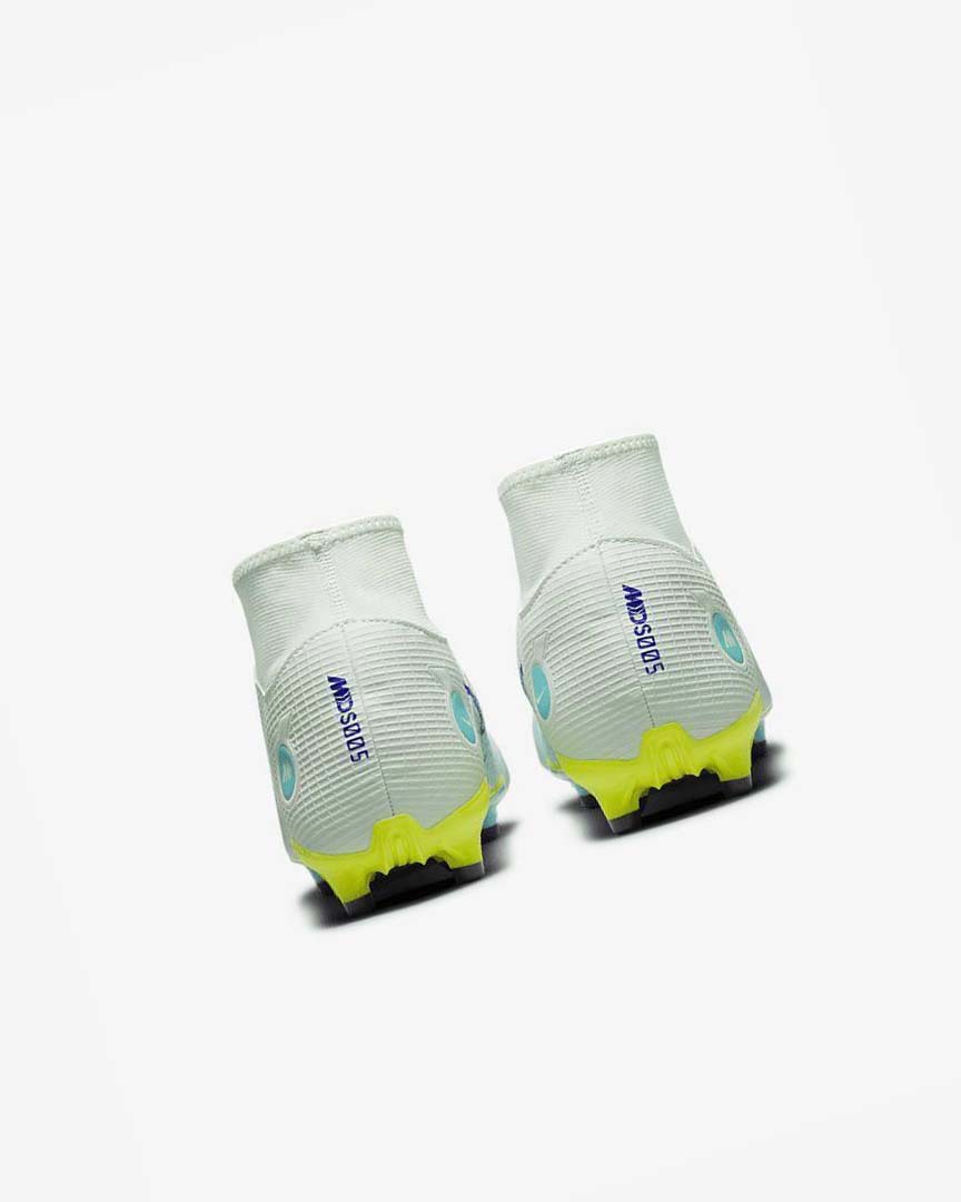 Green / Purple / Green Nike Mercurial Dream Speed Superfly 8 Academy MG Men's Soccer Cleats | CA_5464