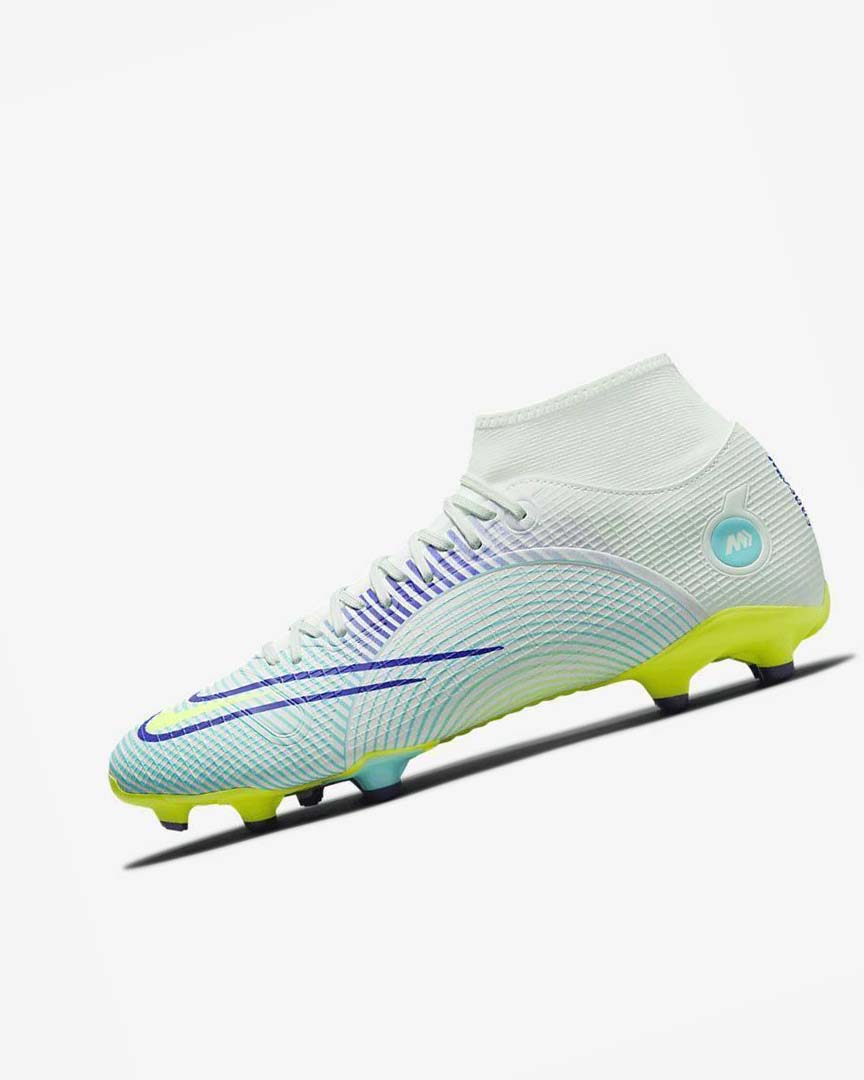 Green / Purple / Green Nike Mercurial Dream Speed Superfly 8 Academy MG Men\'s Soccer Cleats | CA_5464