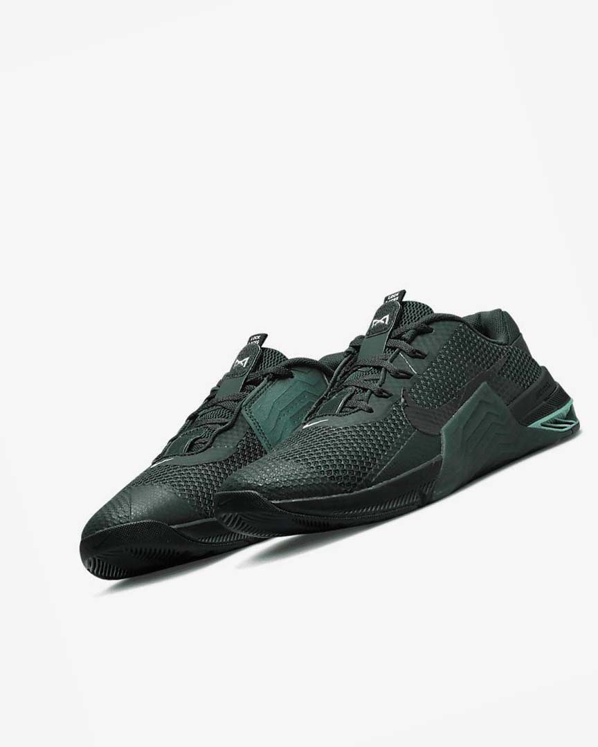 Green / Turquoise / Black / Multicolor Nike Metcon 7 Men's Training Shoes | CA_2301