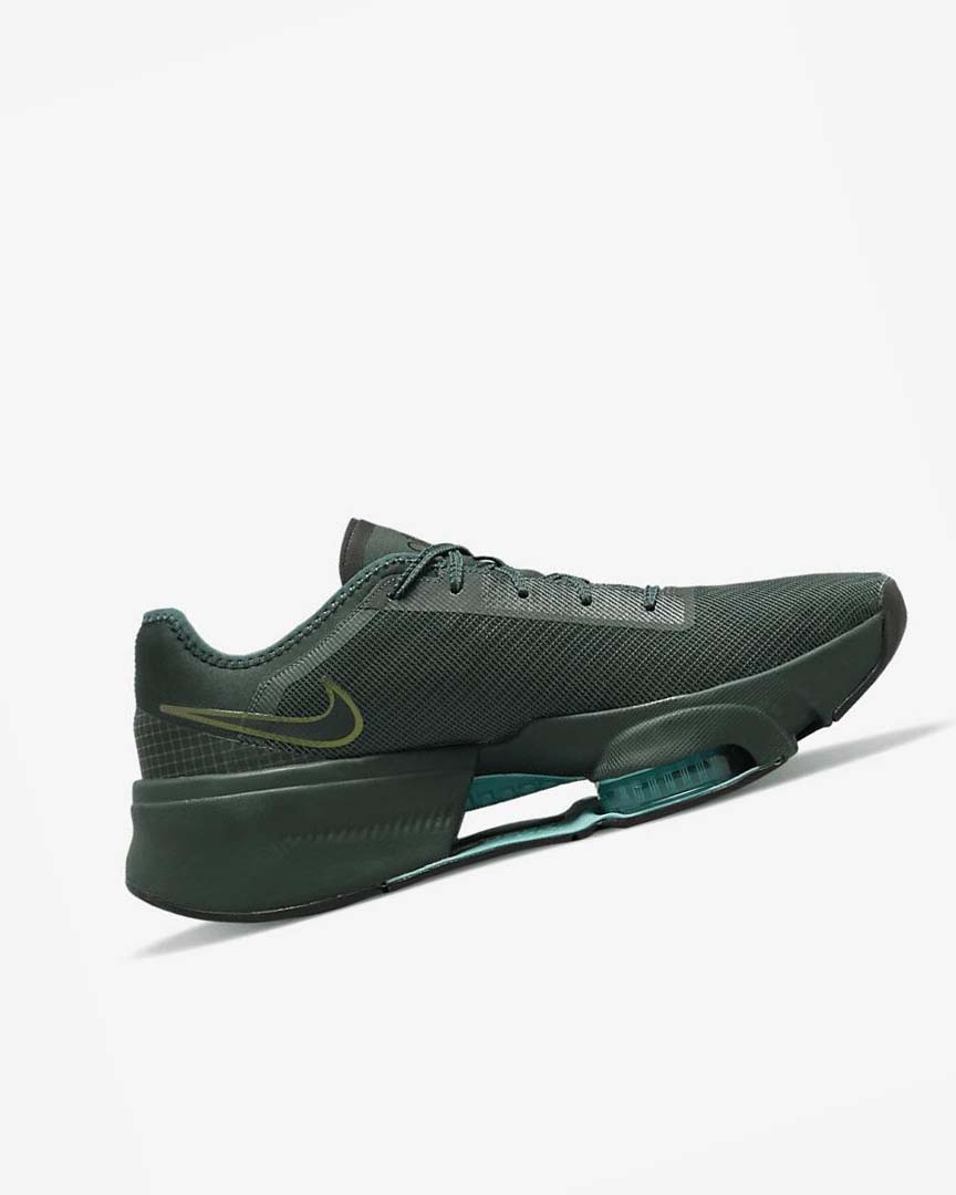Green / Turquoise / Black / Multicolor Nike Air Zoom SuperRep 3 Men's Training Shoes | CA_4504