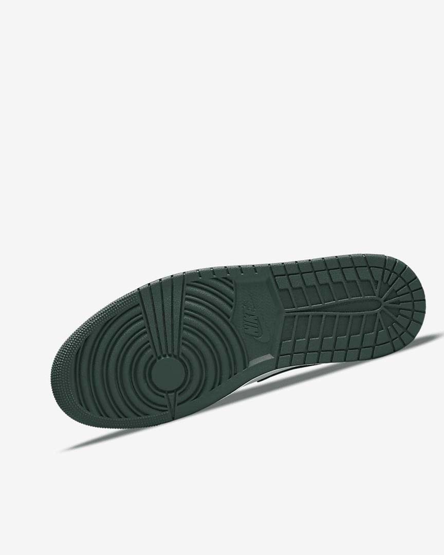 Green / White / Black Nike Air Jordan 1 Low Men's Sneakers | CA_3070