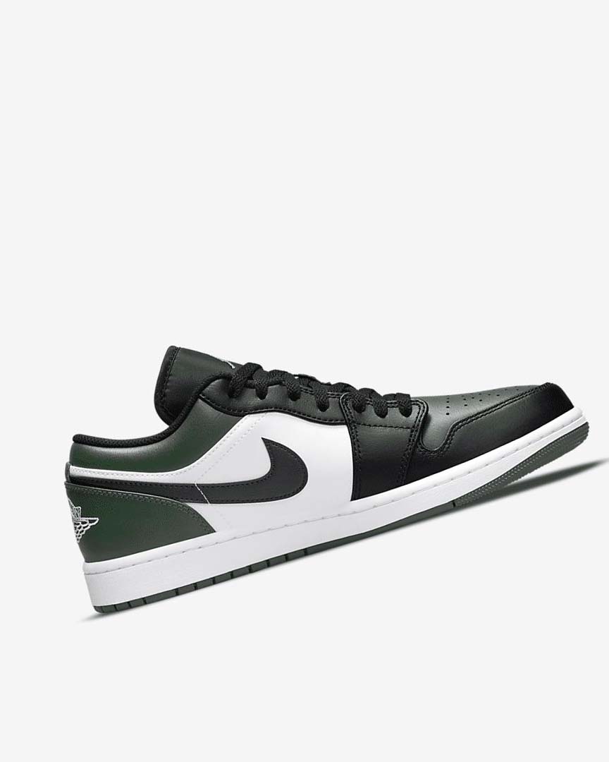 Green / White / Black Nike Air Jordan 1 Low Men's Sneakers | CA_3070