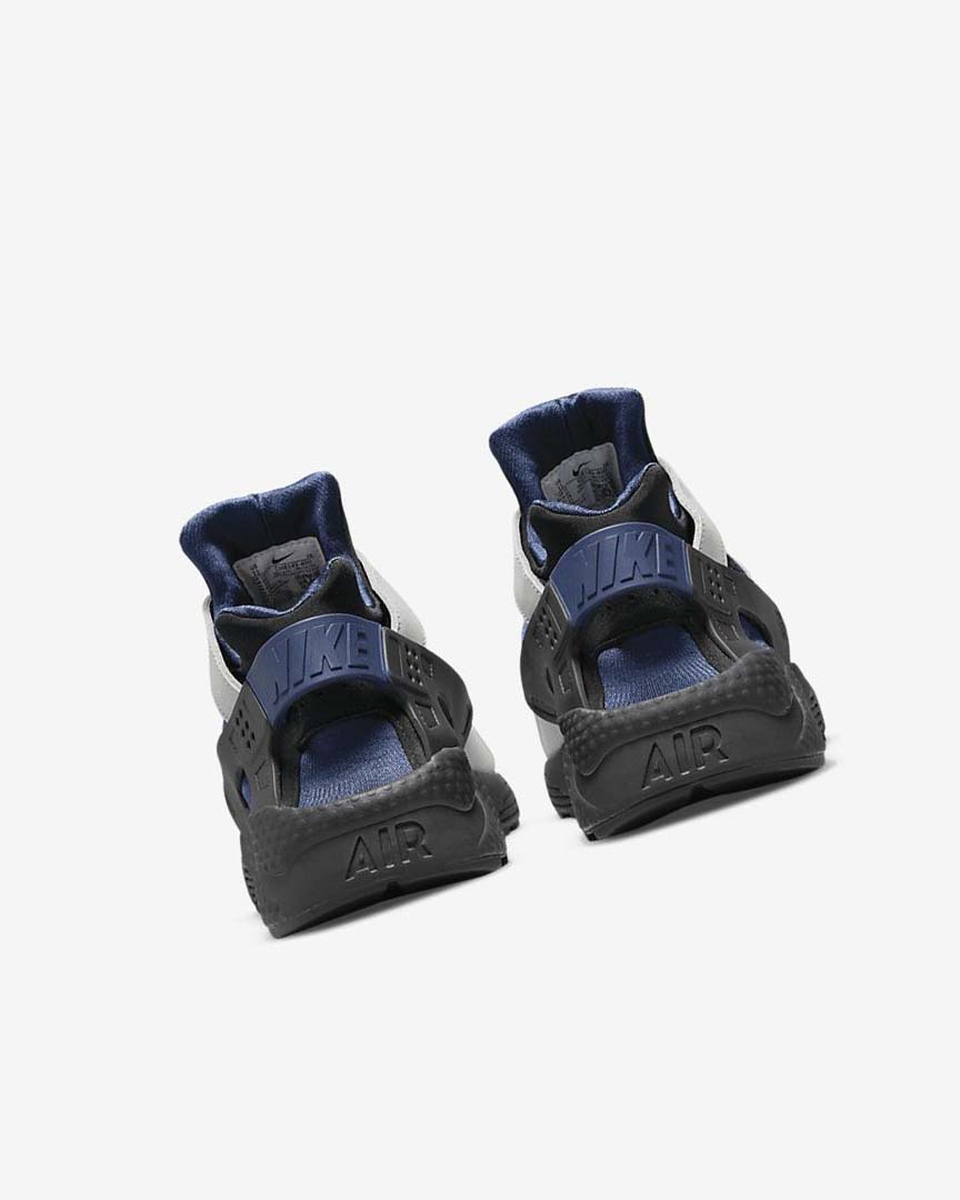 Grey / Black / Navy Nike Air Huarache LE Men's Sneakers | CA_5232