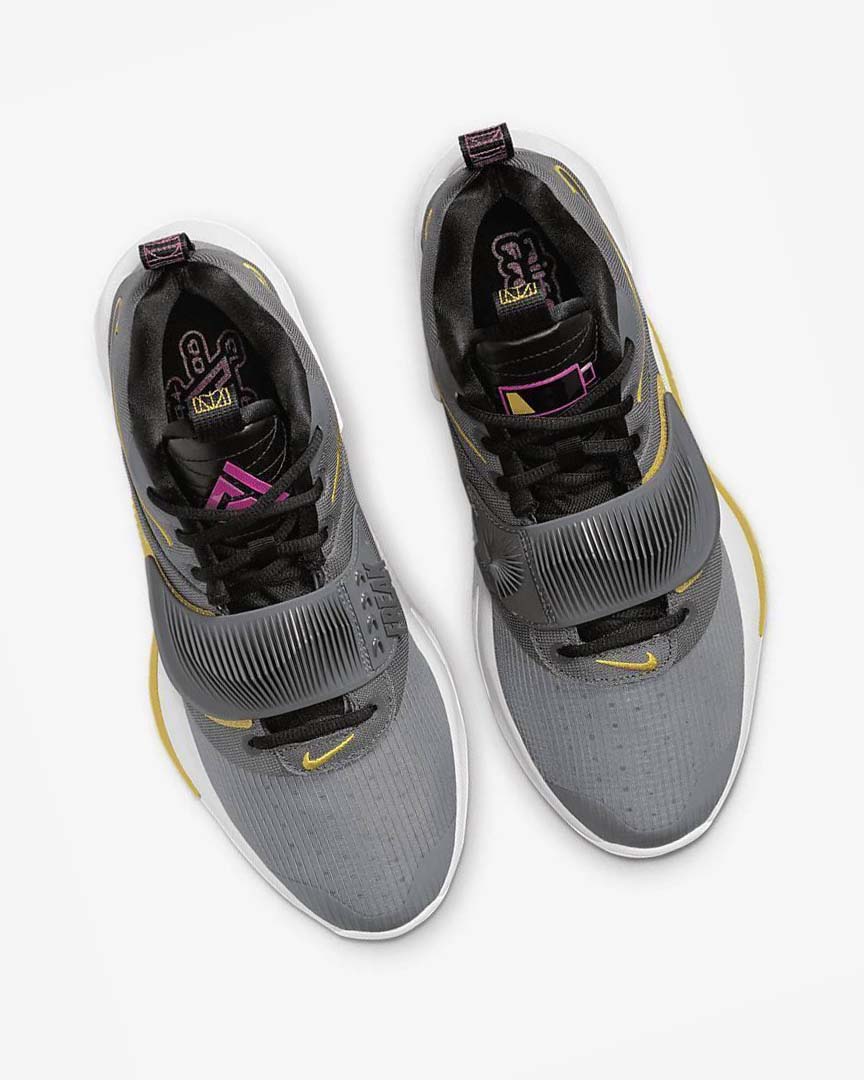 Grey / Black Nike Zoom Freak 3 Men's Basketball Shoes | CA_4935