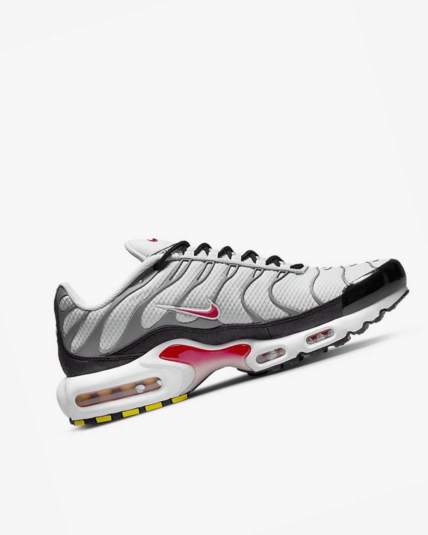 Grey / Black / Red Nike Air Max Plus Men's Sneakers | CA_4499