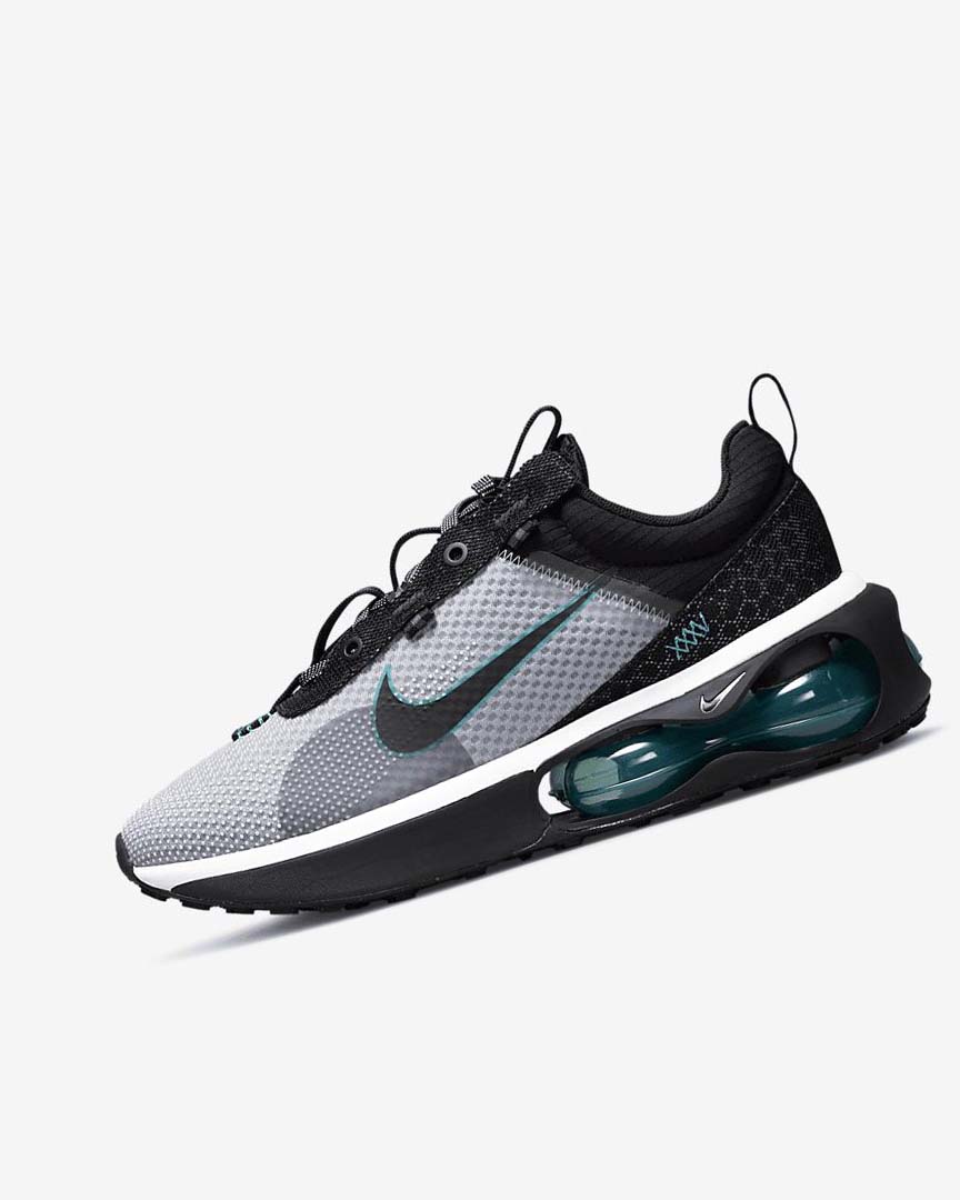Grey / Black / White Nike Air Max 2021 SE Men\'s Casual Shoes | CA_4936