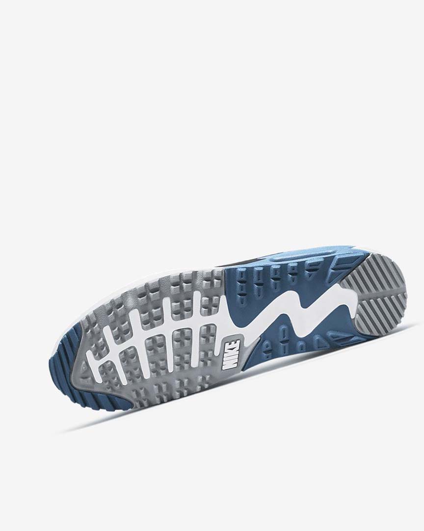 Grey / Black / White Nike Air Max 90 G Women's Golf Shoes | CA_5381