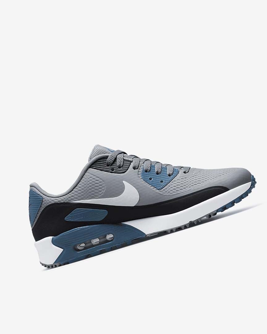 Grey / Black / White Nike Air Max 90 G Women's Golf Shoes | CA_5381