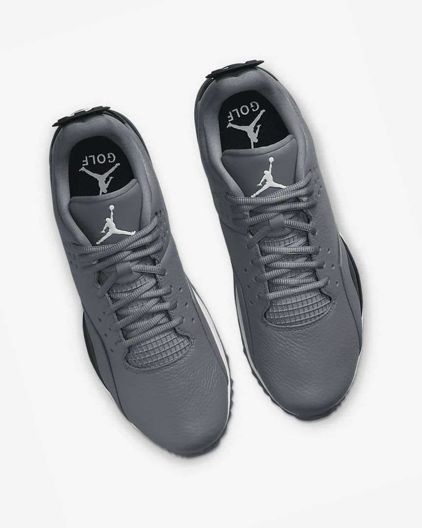 Grey / Black / White Nike Jordan ADG 3 Men's Golf Shoes | CA_4761