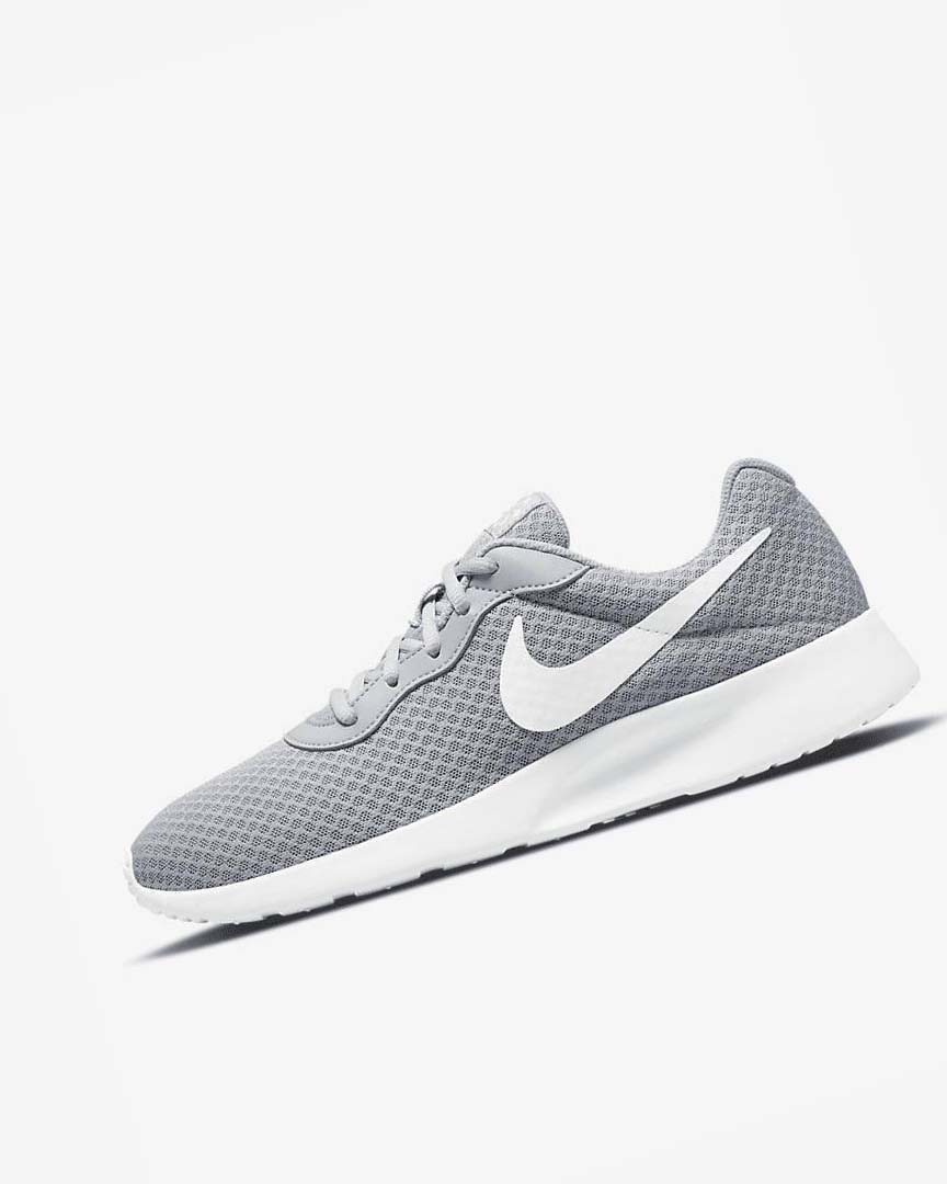 Grey / Black / White Nike Tanjun Men\'s Sneakers | CA_5015