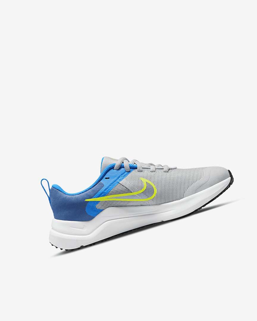 Grey / Blue Grey / Navy / Grey Nike Downshifter 12 Boys' Running Shoes | CA_5096