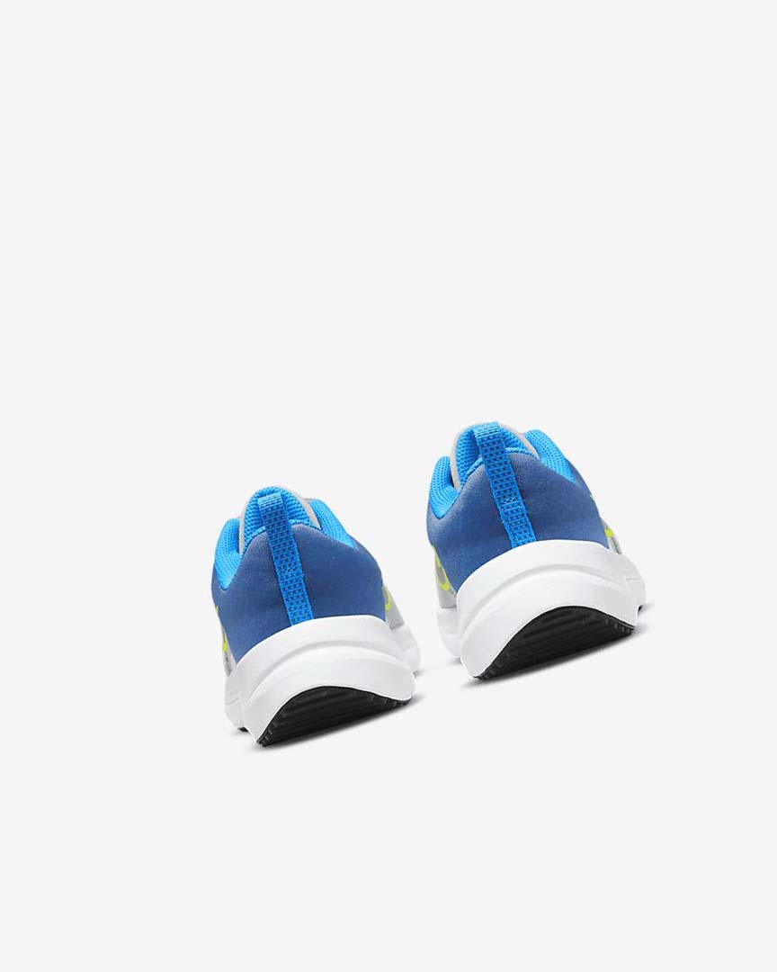 Grey / Blue Grey / Navy / Grey Nike Downshifter 12 Boys' Running Shoes | CA_5096