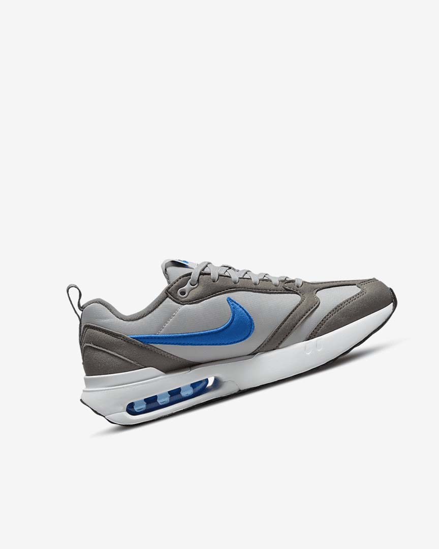 Grey / Blue Grey / White / Blue Nike Air Max Dawn Girls' Sneakers | CA_5555
