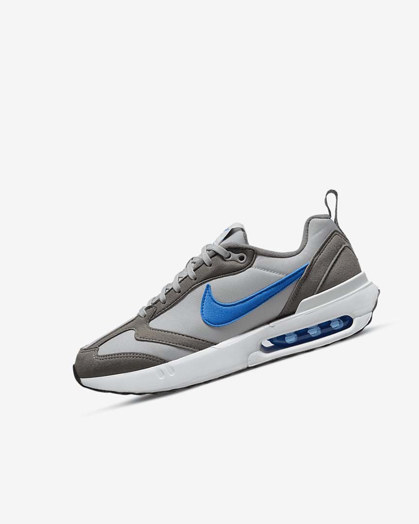 Grey / Blue Grey / White / Blue Nike Air Max Dawn Girls\' Sneakers | CA_5555