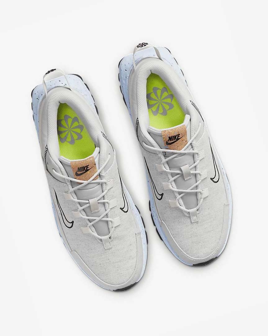 Grey / Blue / Light Beige / Black Nike Crater Remixa Men's Sneakers | CA_2713