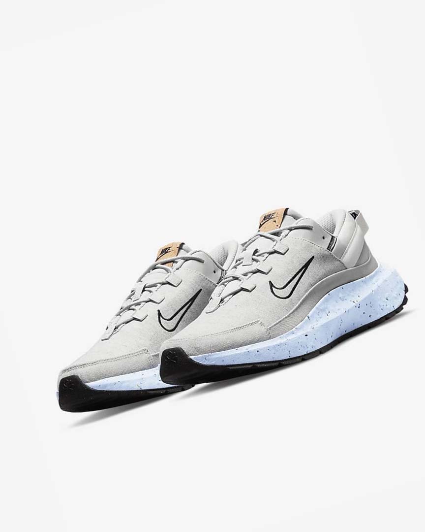 Grey / Blue / Light Beige / Black Nike Crater Remixa Men's Sneakers | CA_2713