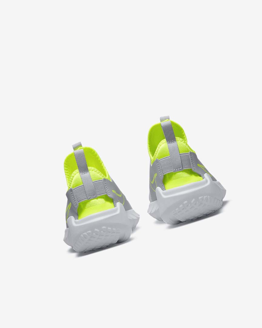 Grey / Blue Nike Flex Runner 2 Girls' Running Shoes | CA_3192