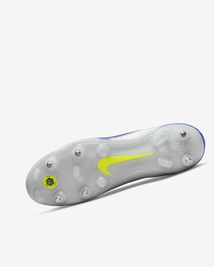 Grey / Blue Nike Tiempo Legend 9 Elite SG-Pro AC Women's Soccer Cleats | CA_2221