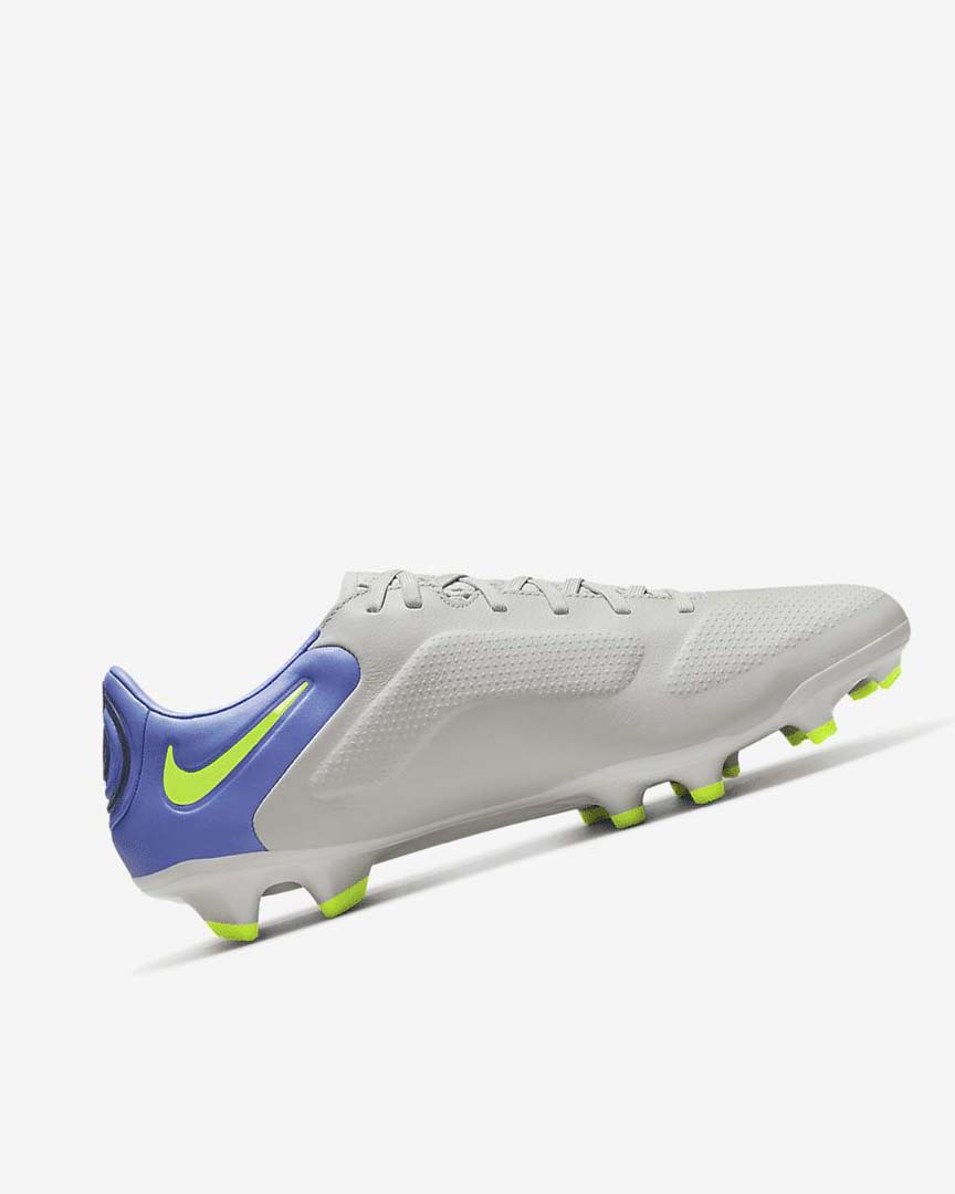 Grey / Blue Nike Tiempo Legend 9 Pro FG Women's Soccer Cleats | CA_1130