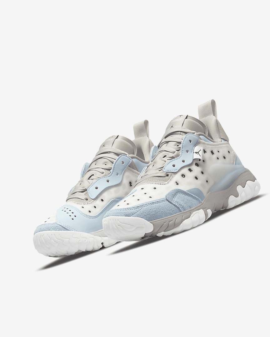 Grey / Blue / White / White Nike Jordan Delta 2 Women's Basketball Shoes | CA_5033