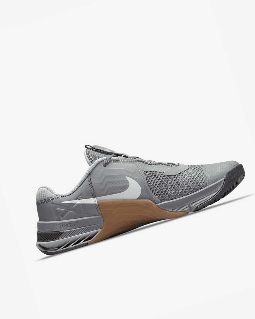 Grey / Brown / Dark Grey / White Nike Metcon 7 Men's Training Shoes | CA_4671