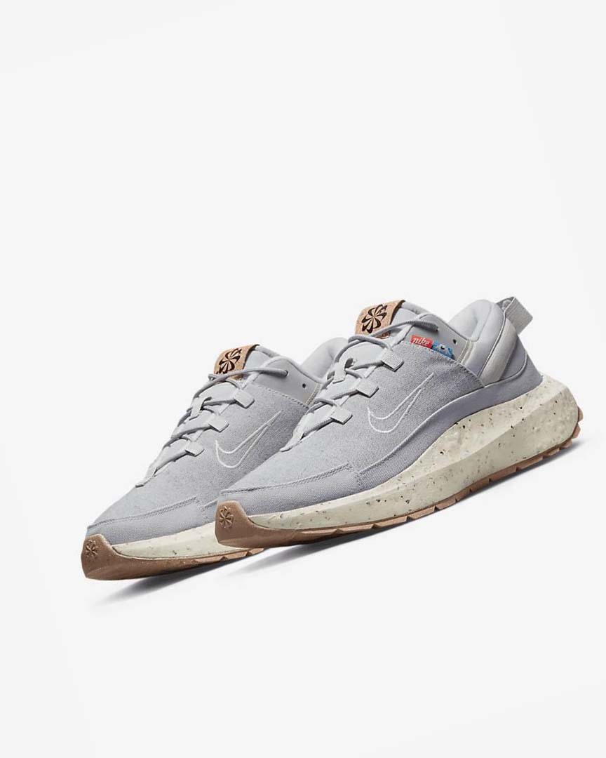 Grey / Brown Nike Crater Remixa Men's Sneakers | CA_2699