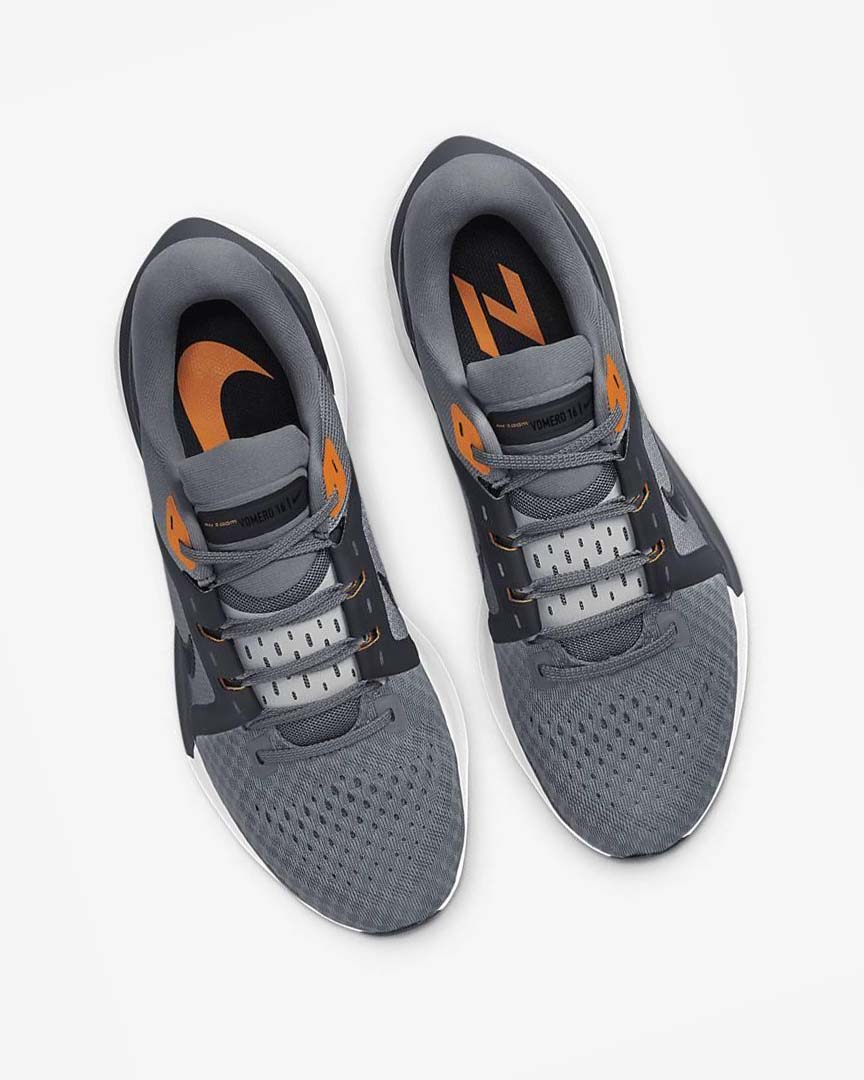 Grey / Dark Grey / Black Nike Air Zoom Vomero 16 Men's Running Shoes | CA_4858