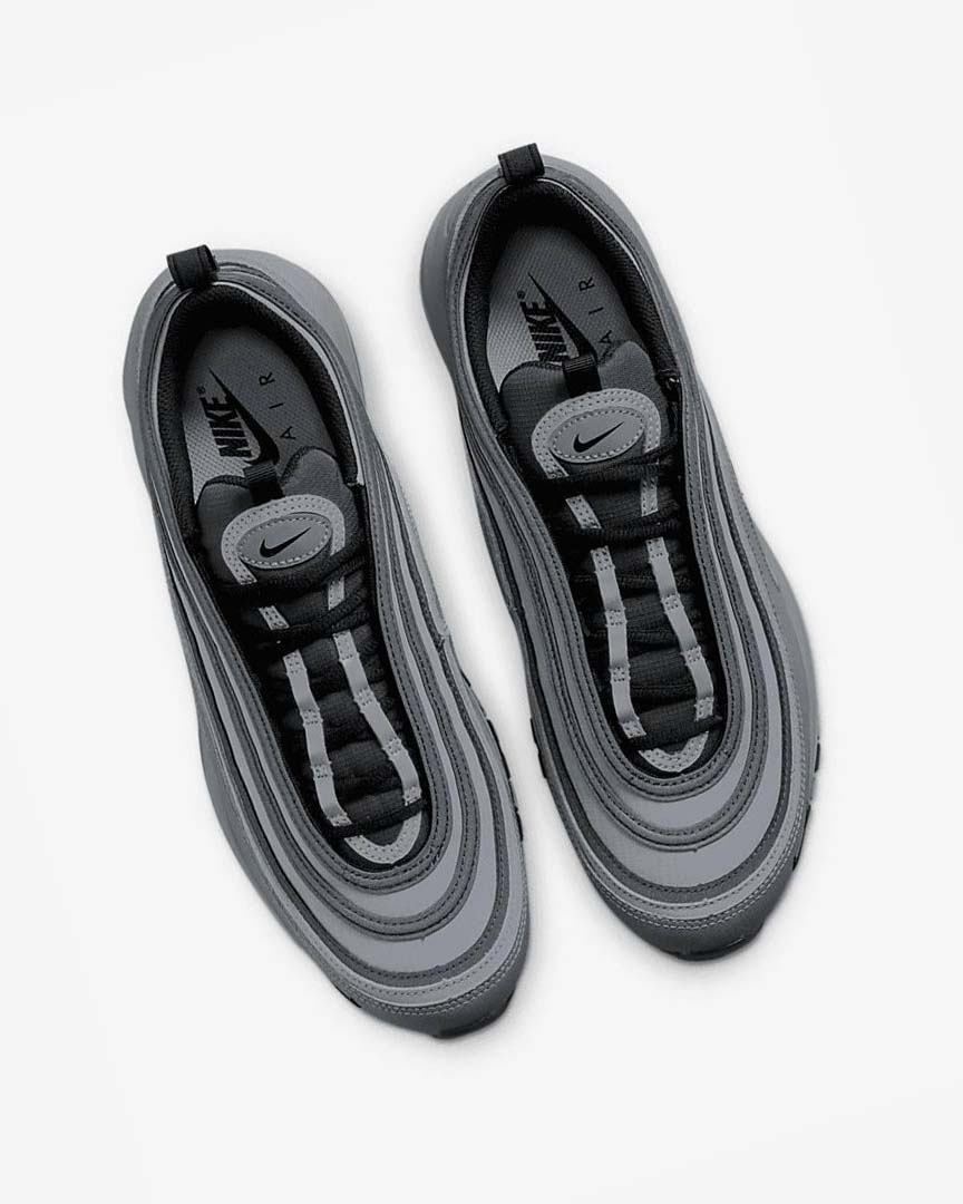 Grey / Dark Grey / Grey / Black Nike Air Max 97 Men's Casual Shoes | CA_2382