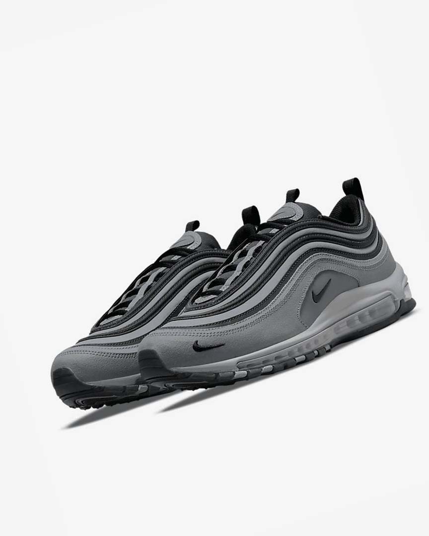 Grey / Dark Grey / Grey / Black Nike Air Max 97 Men's Casual Shoes | CA_2382