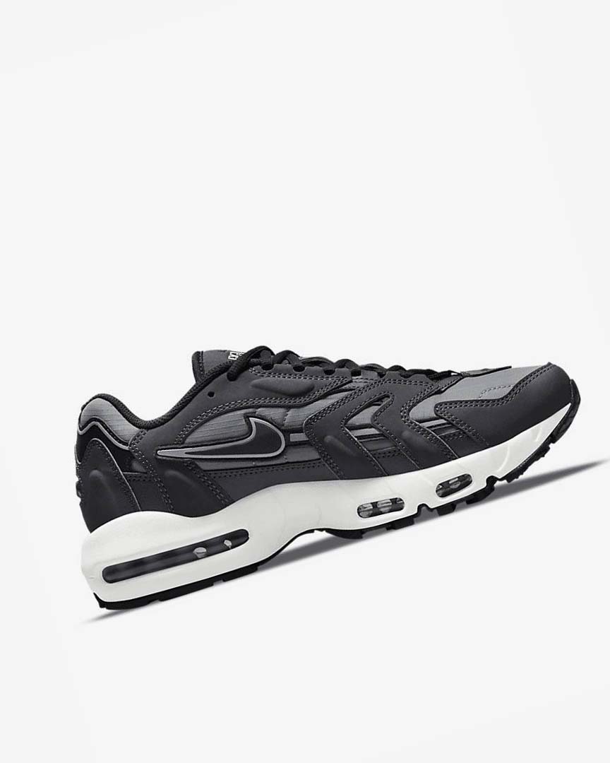 Grey / Dark Grey / White / Black Nike Air Max 96 II Men's Sneakers | CA_4911