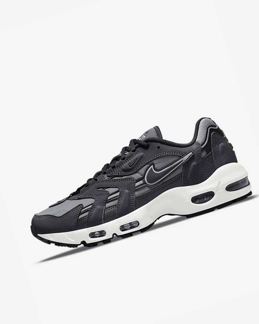 Grey / Dark Grey / White / Black Nike Air Max 96 II Men\'s Sneakers | CA_4911